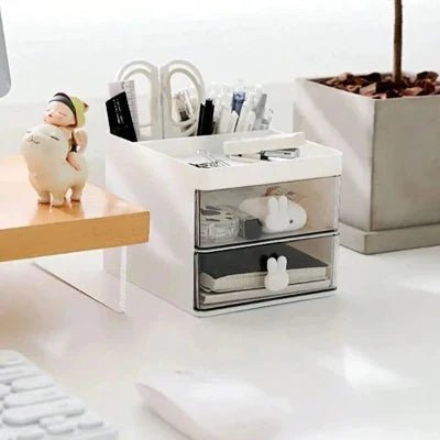 Organisateur Bureau - MultiFunctionalOrganizer™ - Blanc - Bureau élégant