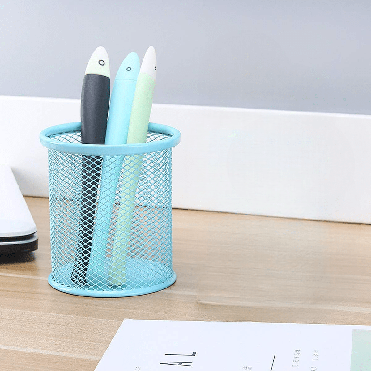 Pot Crayon - PencilHolder™ - Bleu Ciel - Bureau élégant